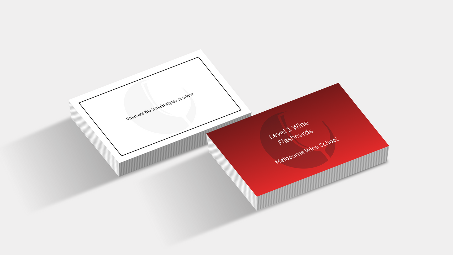 WSET Level 1 Award in Wine Flashcards
